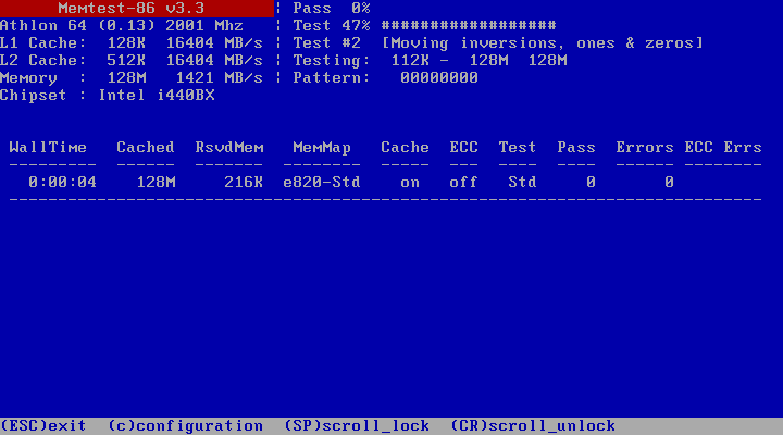 pxelinux memtest