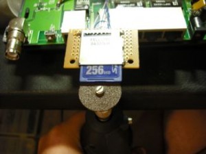 SD card slot and Dremel