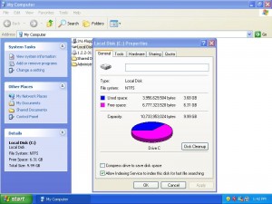 Windows XP's new filesize