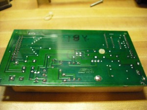 Back of power supply board