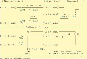 joystick schematic