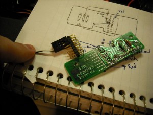 power cable header connection