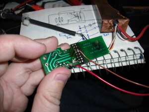 Attaching the LED