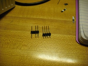 Removed pin from connection block