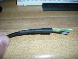 Shrinkrwrapped cable