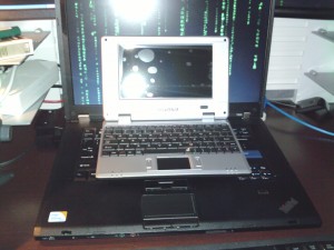 Size against standard laptop