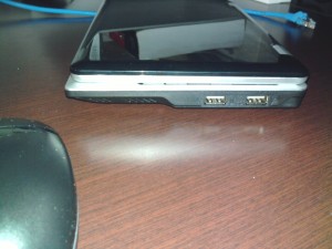 Right side of netbook