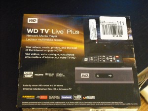 WD TV Live Plus box