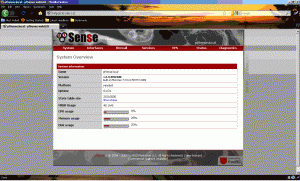 pfSense main status page