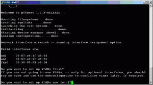 Vlan Setup Prompt