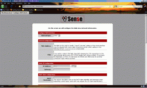 pfSense Wizard, page 4