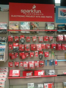 Sparkfun Offering at Microcenter.
