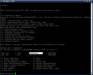 Reboot after your SSH session gets terminated