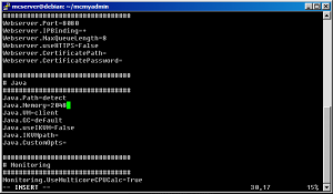 MCMA Config