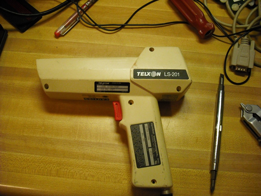 Lasers Barcode scanner “gun” has real laser inside! « Your Warranty Is