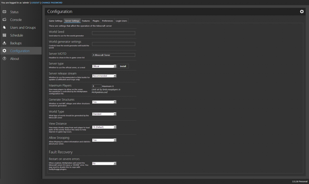 How to build a [better] Minecraft Server – Your Warranty Is Void.com
